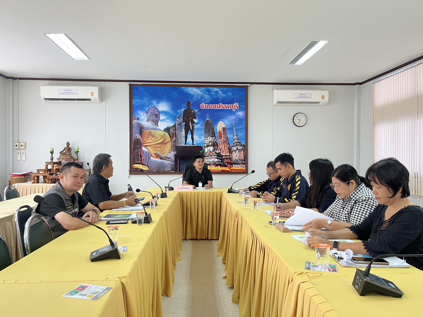 🎗️สพอ.สรรคบุรี เข้าร่วมประชุมคณะกรรมการให้ความช่วยเหลือผู้ประสบภัยพิบัติอำเภอสรรคบุรี (ก.ช.ภ.อ.สรรคบุรี) 🌊