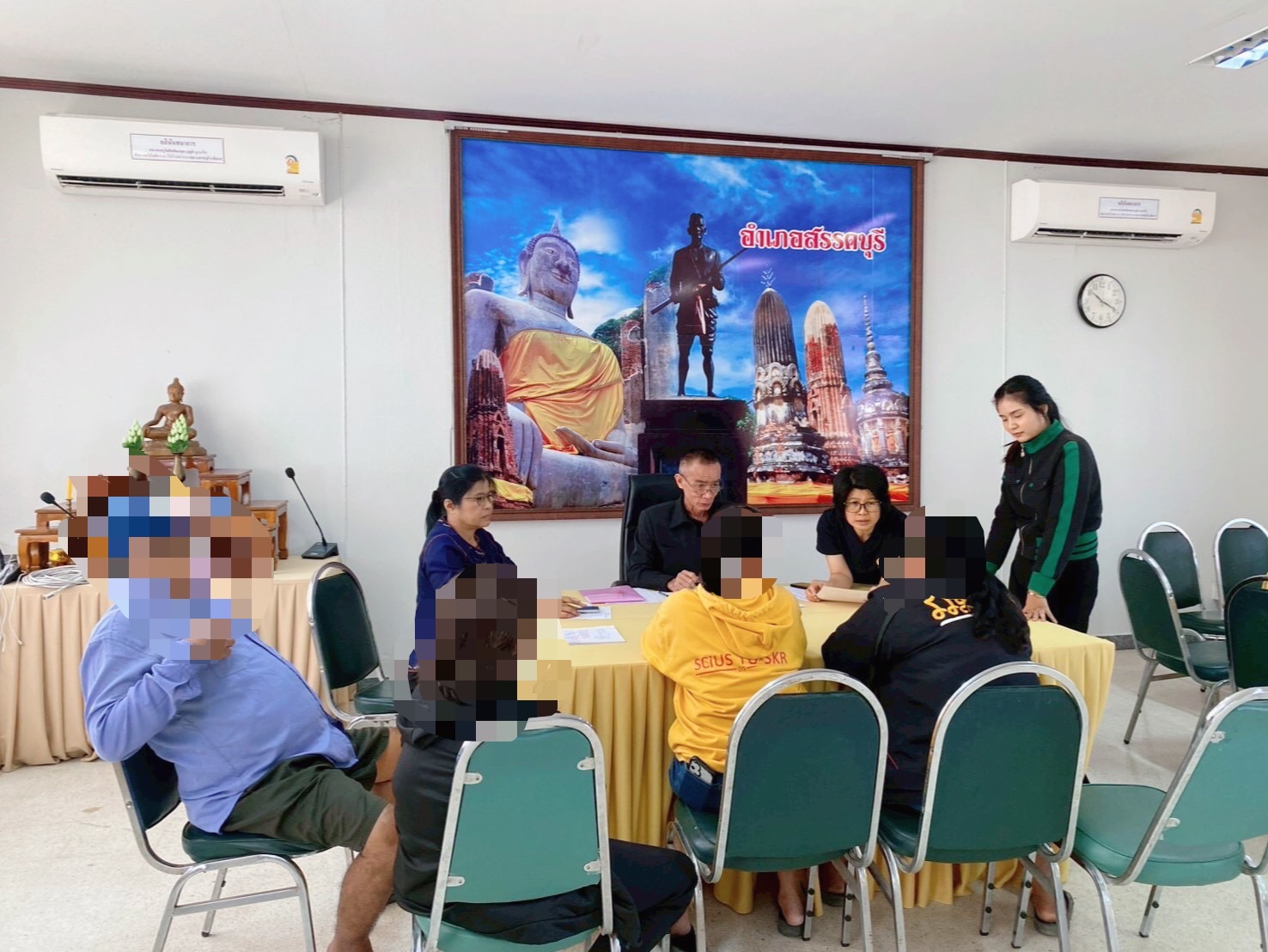 🎗️สพอ.สรรคบุรี จังหวัดชัยนาท เข้าร่วมการดำเนินงานไกล่เกลี่ยก่อนฟ้องลูกหนี้กองทุนพัฒนาบทบาทสตรี อำเภอสรรคบุรี  ❣️